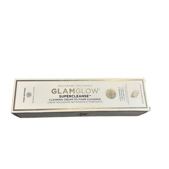 Glamglow Supercleanse Clearing Cream-To-Foam Face Cleanser 5 OZ Sealed NEW - Picture 1 of 8